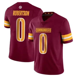 Washington Commanders Youth Amik Robertson Limited Vapor Burgundy Jersey