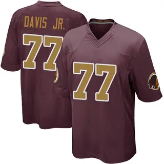 Washington Commanders Youth Carl Davis Jr. Game Burgundy Alternate Jersey