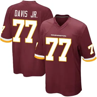 Washington Commanders Youth Carl Davis Jr. Game Burgundy Team Color Jersey