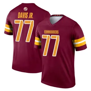 Washington Commanders Youth Carl Davis Jr. Legend Burgundy Jersey