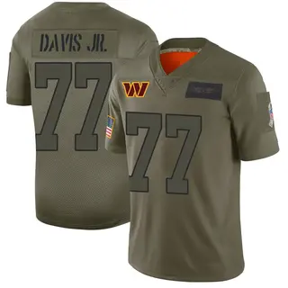 Washington Commanders Youth Carl Davis Jr. Limited 2019 Salute to Service Jersey - Camo