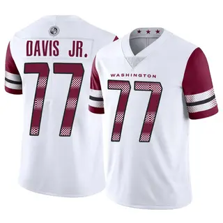 Washington Commanders Youth Carl Davis Jr. Limited Vapor Jersey - White