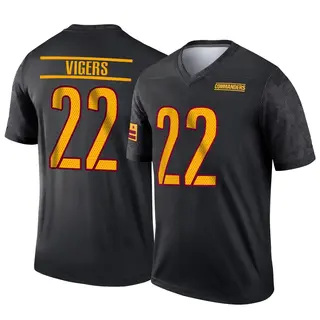 Washington Commanders Youth Car'lin Vigers Legend Alternate Jersey - Black