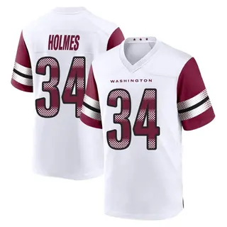 Washington Commanders Youth Christian Holmes Game Jersey - White