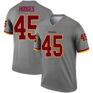 Washington Commanders Youth Curtis Hodges Legend Inverted Jersey - Gray