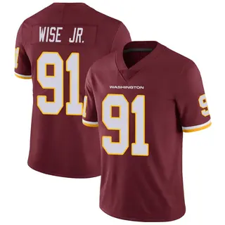 Washington Commanders Youth Deatrich Wise Jr. Limited Burgundy Team Color Vapor Untouchable Jersey