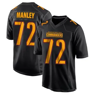 Washington Commanders Youth Dexter Manley Game Carbon Fashion Jersey - Black