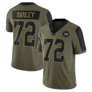 Washington Commanders Youth Dexter Manley Limited 2021 Salute To Service Jersey - Olive