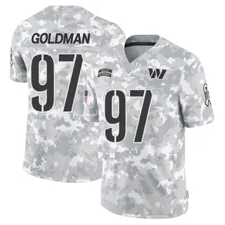 Washington Commanders Youth Eddie Goldman Limited 2024 Salute to Service Jersey - Arctic Camo