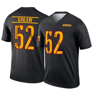 Washington Commanders Youth Javon Kinlaw Legend Alternate Jersey - Black