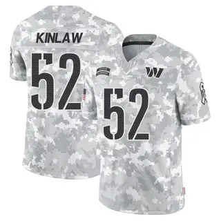 Washington Commanders Youth Javon Kinlaw Limited 2024 Salute to Service Jersey - Arctic Camo