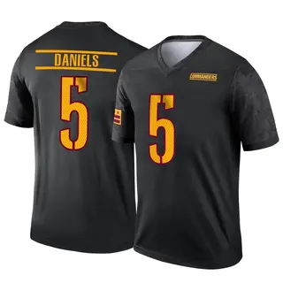Washington Commanders Youth Jayden Daniels Legend Alternate Jersey - Black