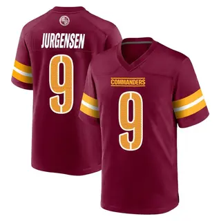 Washington Commanders Youth Sonny Jurgensen Game Burgundy Jersey