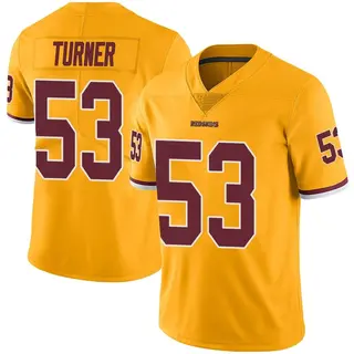 Washington Commanders Youth Trai Turner Limited Color Rush Jersey - Gold