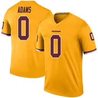 Washington Commanders Youth Will Adams Legend Color Rush Jersey - Gold