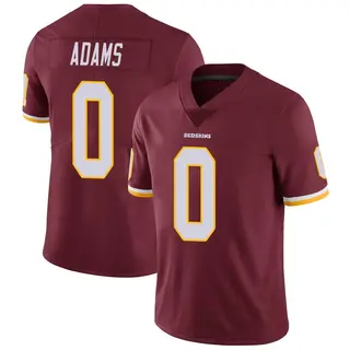 Washington Commanders Youth Will Adams Limited Burgundy Team Color Vapor Untouchable Jersey