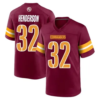 Washington Commanders Youth Xavier Henderson Game Burgundy Jersey