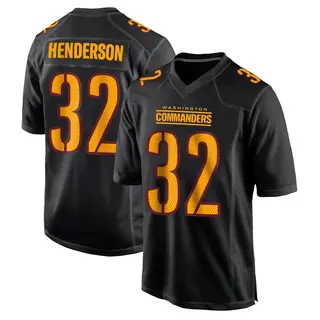 Washington Commanders Youth Xavier Henderson Game Carbon Fashion Jersey - Black