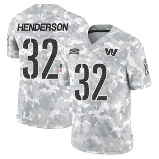Washington Commanders Youth Xavier Henderson Limited 2024 Salute to Service Jersey - Arctic Camo