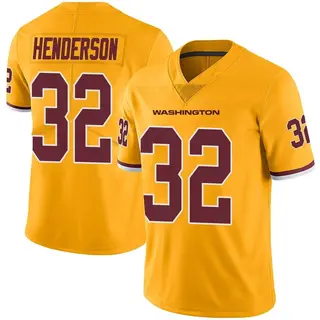 Washington Commanders Youth Xavier Henderson Limited Color Rush Jersey - Gold